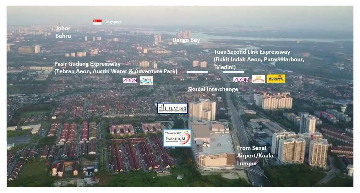 Johor Bahru Paradigm Leplatino Homestay Apartment Johor Bahru